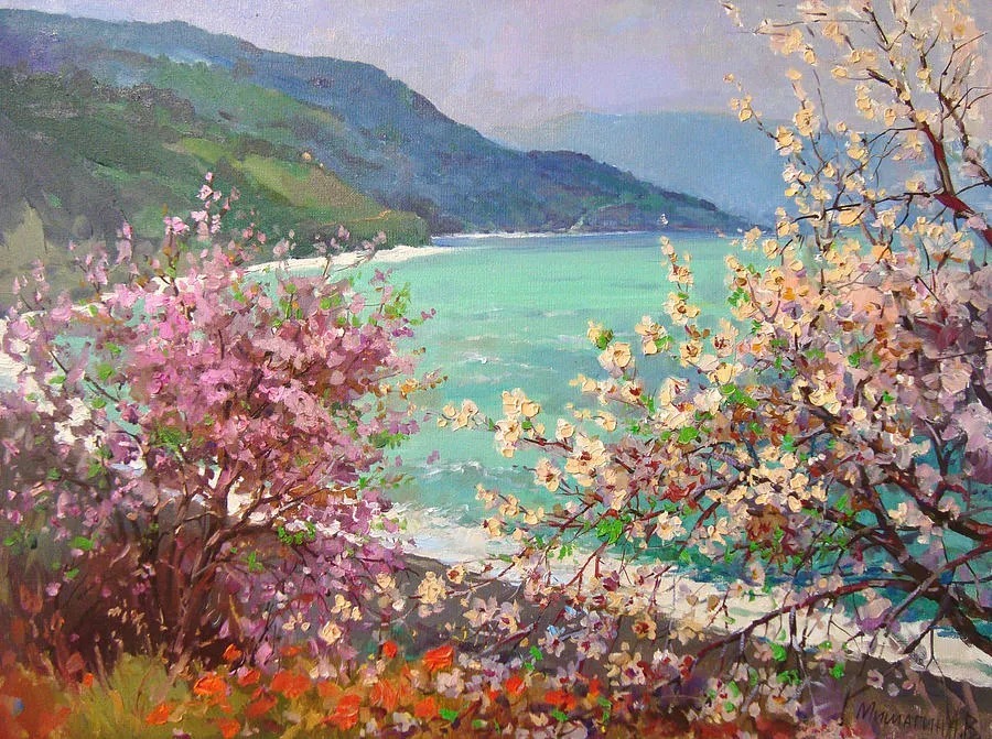 米沙金!俄罗斯画家米沙金的风景油画,美的不要不要的!