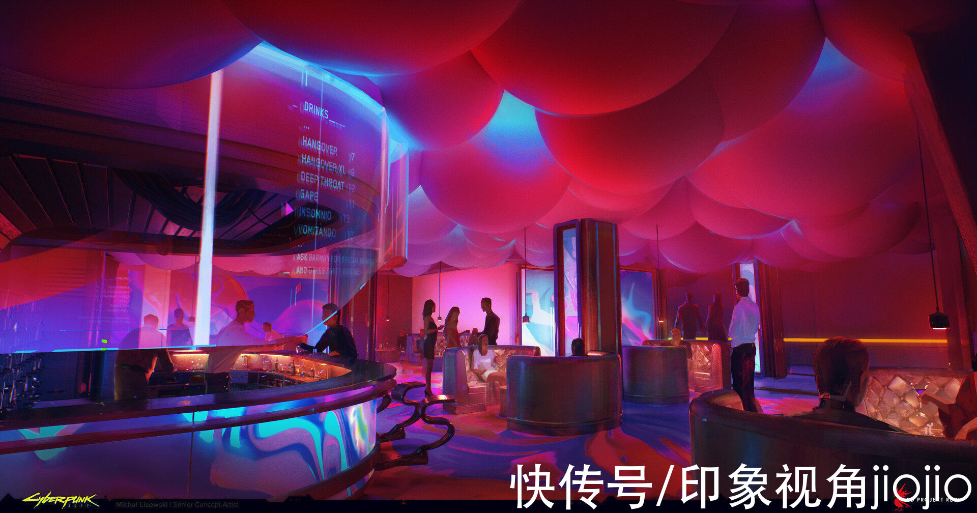 jiojio$粗犷笔触的CG插画艺术，每一幅画都很有故事感，色感超强