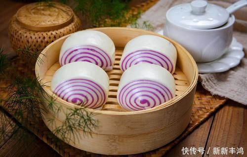 紫薯小花卷,新手零失败,香甜入味的美食,全家都很爱吃的早餐