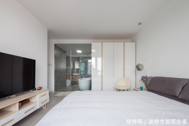 实拍|112平米的留白设计 会不会太单调?来个实拍看看!