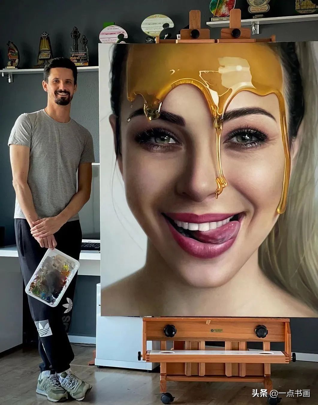 人体单反!这位巴西画家被称为“人体单反”,对色彩和细节的把控,简直神了