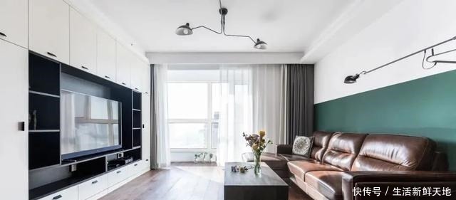 工作台|120㎡混搭风大两居，属于一家三口的自然安静森系小屋~！