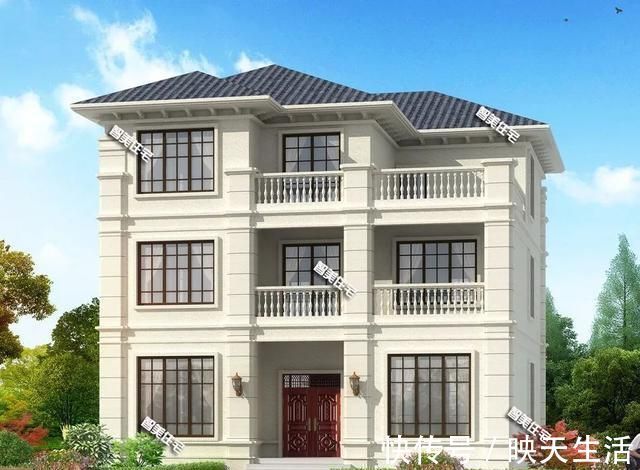 别墅|南北通透设计的两栋欧式别墅,第一栋客厅挑空,外观漂亮布局实用