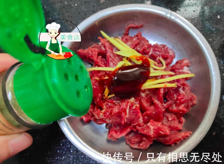 炒牛肉此做法,鲜香嫩滑,清脆爽口,比吃红烧肉强多了,简单营养