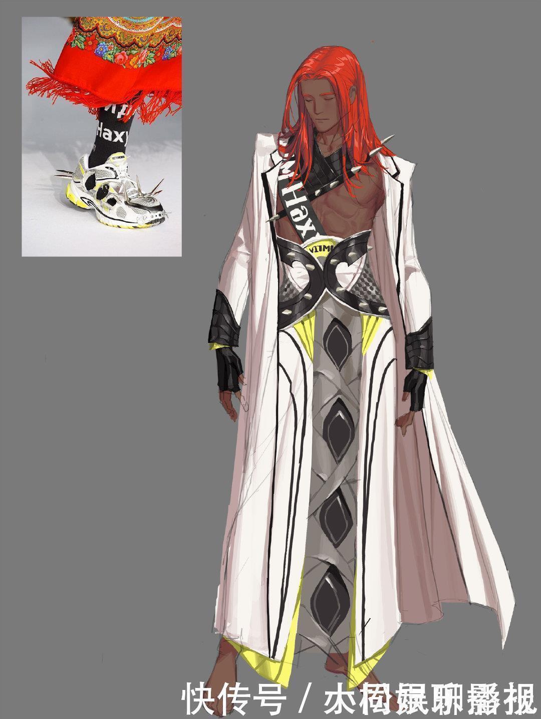 形态@画师绘制物品拟人化,化妆刷变成美少女,运动鞋变黑皮帅哥