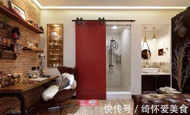 卫生间|上海夫妻家中的精致场面：40㎡两人居，全屋堪比电影中的场景