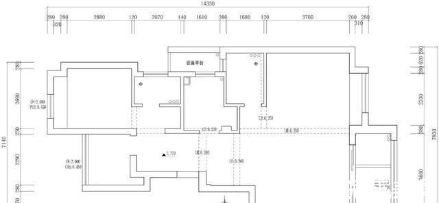 平面图|100平三居室,轻奢风,色彩明亮,简约清爽(附平面图)!