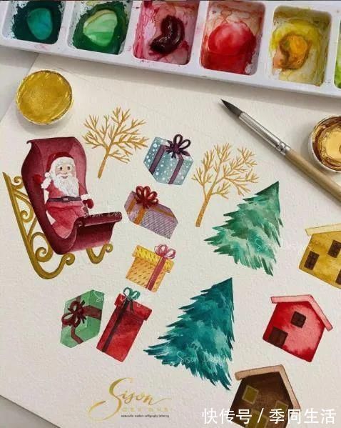 笔尖&美爆!70张超简单小清新的水彩手账,你想要的都在这里!收藏这篇就够了!