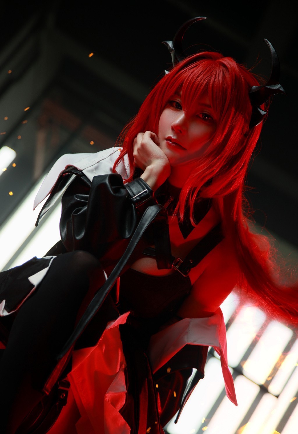 明日|cos:明日方舟cosplay 史尔特尔 随迟但到