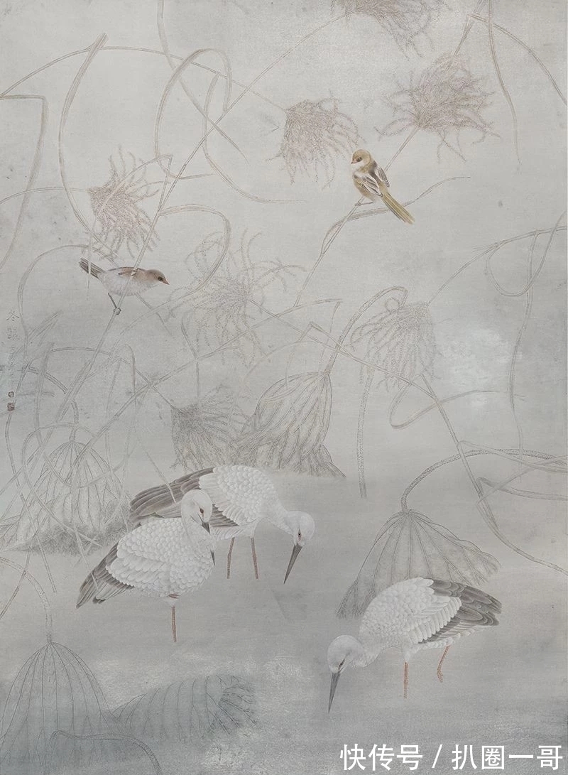 花鸟画&情境夺人｜江宏伟的“宋代”花鸟画