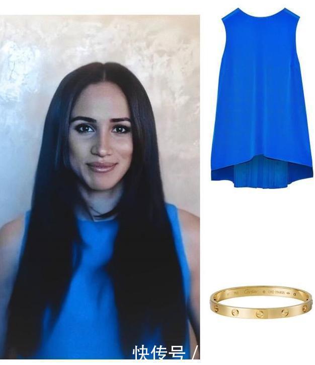 梅根|39岁梅根与小12岁章泽天真默契,同款卡地亚手镯美出不同气质