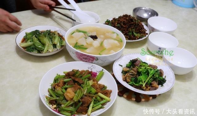 一家四口,四菜一汤,半小时做好,营养美味,比外卖实惠多了!