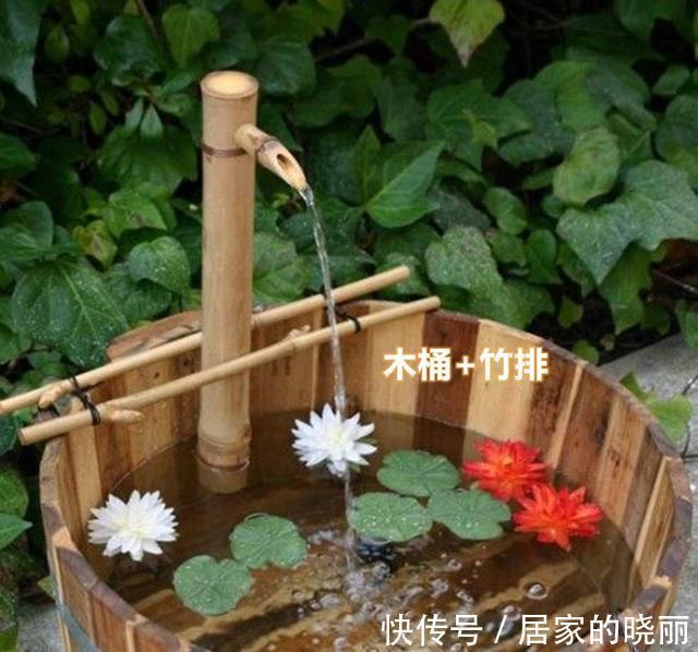 有一方庭院,砍来竹子低成本规划院景,清新雅致怎么看都喜欢