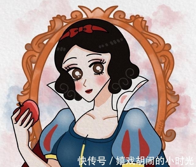 顏值|《蠟筆小新》版迪士尼公主,艾莎女王變得可愛,顏值最高的是茉莉