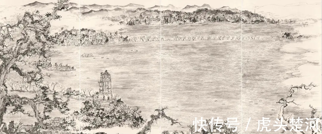 水墨山水画#中国美院｜萧散简淡，以画悟道，林海钟水墨山水画