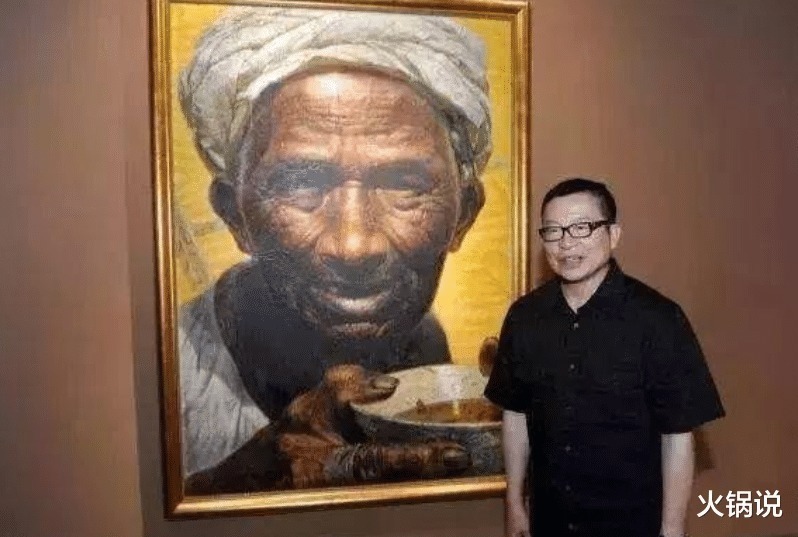 农民&油画《父亲》当年为参选,作者添了支圆珠笔,为何被认为是败笔