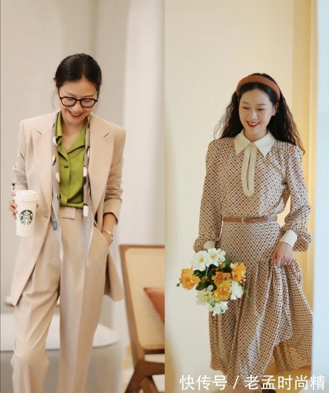 西装裤|40岁女性穿衣要有品味!多留神这3点