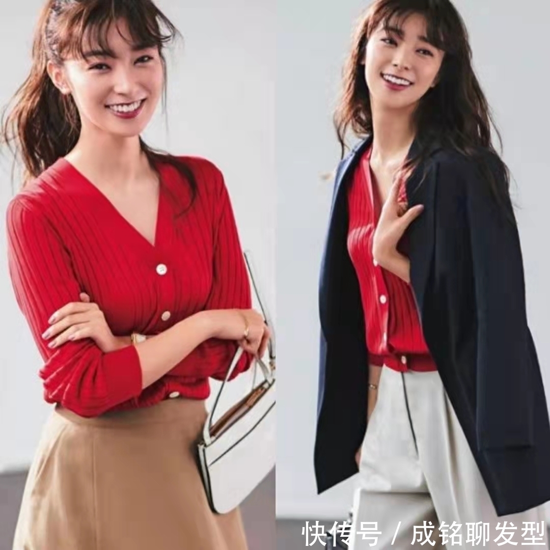 减龄|针织衫怎么穿避开“大妈感”?我整理了几种减龄穿法,温柔又高级