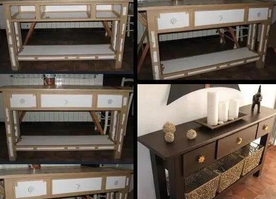 瓦楞纸|家里厚纸箱,以后统统留下来,一通粘贴,竟然连家具都不用买了