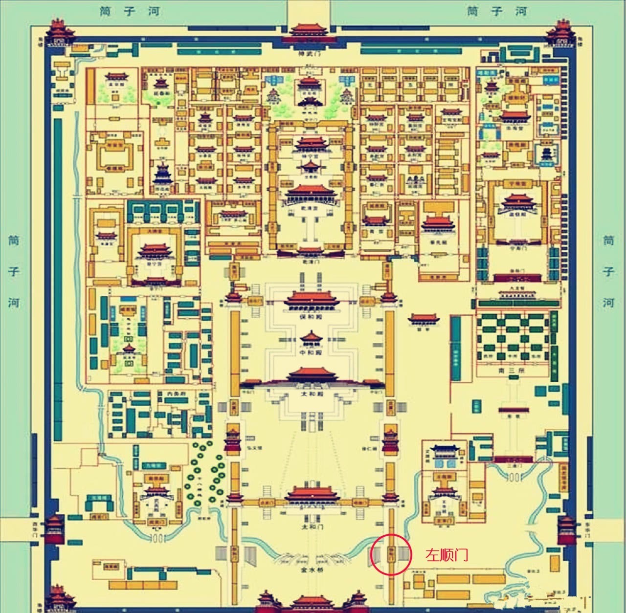 朱厚熜|故宫左顺门:明朝皇宫一个大臣打死人不偿命的地方