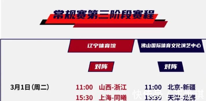 第三阶段|官宣!终于等到!CBA第三阶段开战!真要辽宁队总冠军