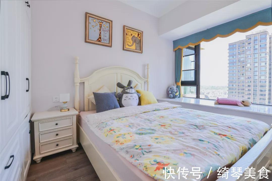 美式|142平美式四居室，户型方正，色调浪漫又温馨，以后有房也这样装