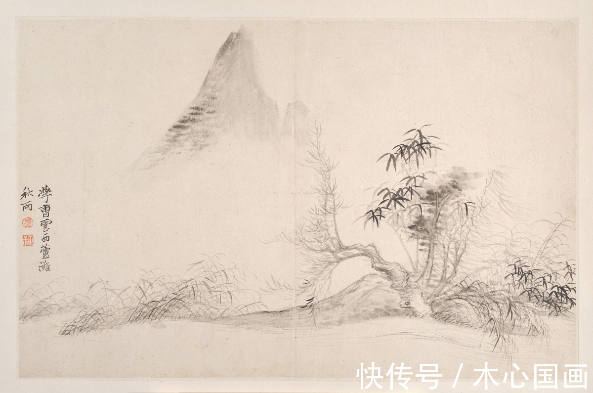 恽寿平&恽寿平《仿宋元诸家山水册》欣赏:平淡超逸