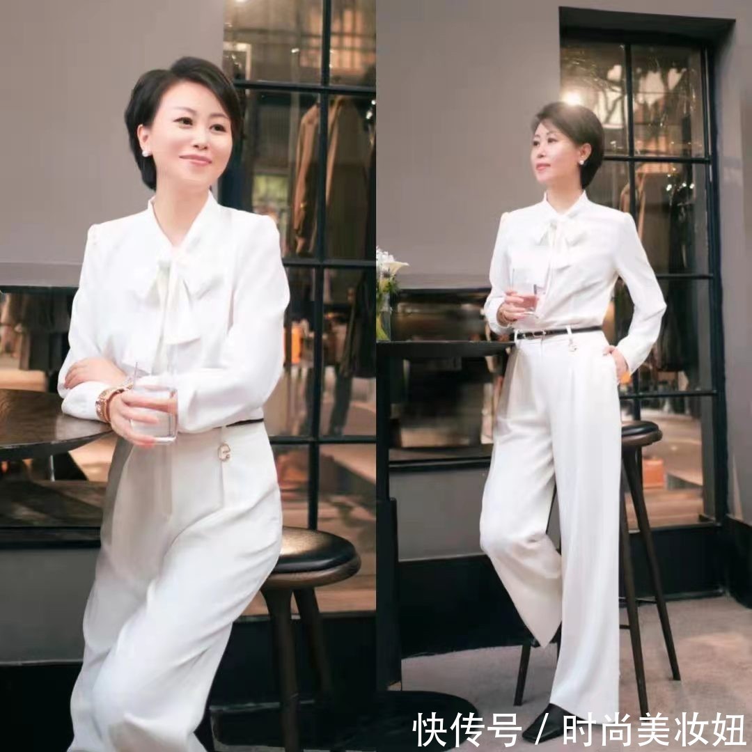 马甲|年过40岁无需刻意扮嫩,简约精致的穿搭更显气质,优雅又知性