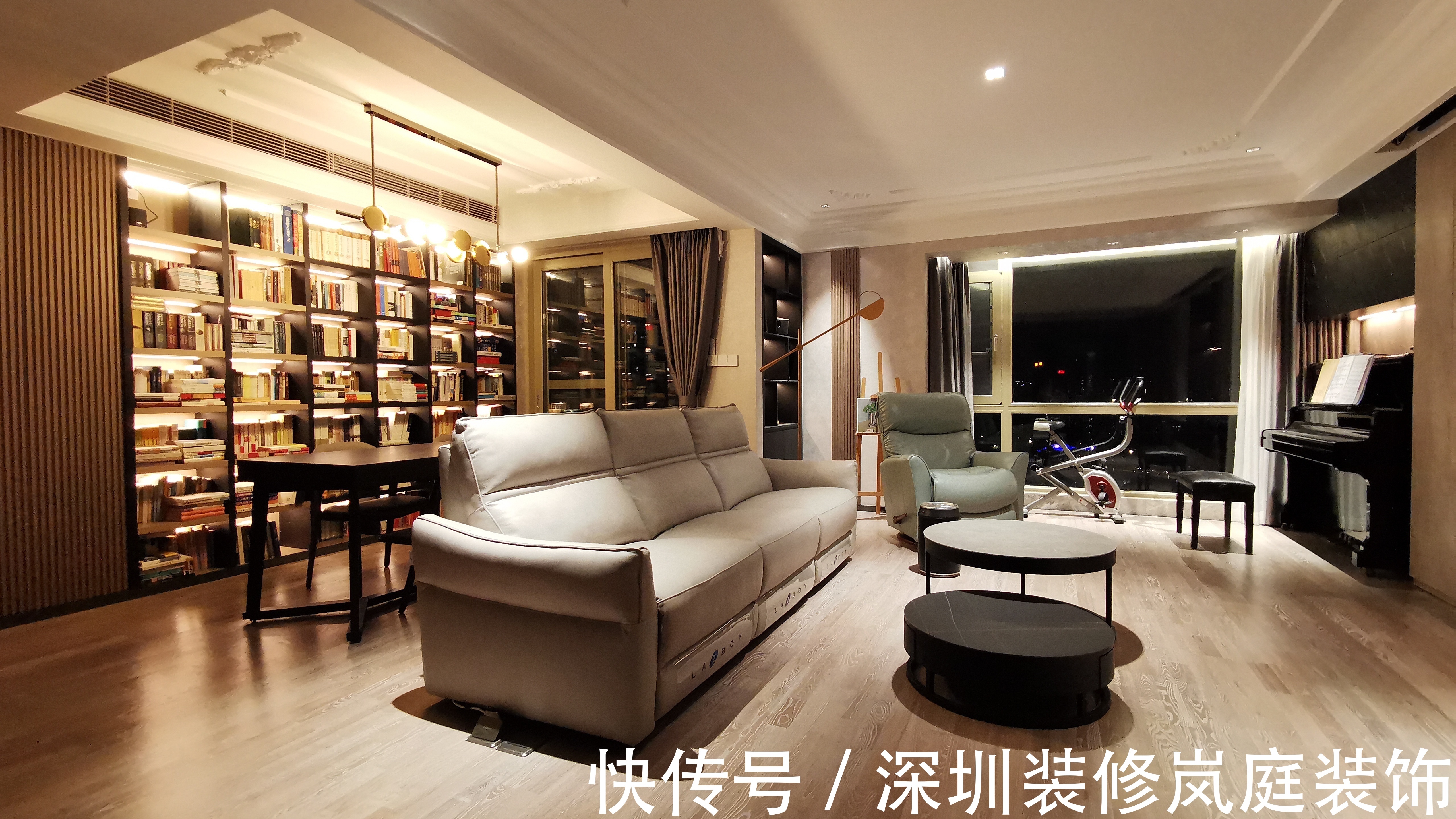 美式|深圳装修:金宏凯旋城花园170㎡美式,四居就是优雅和大气!