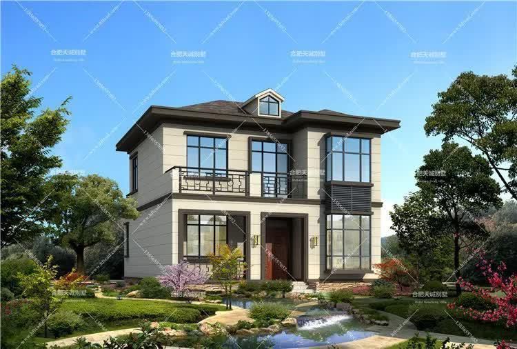 二层|两款占地90平左右二层别墅,造价20来万,农村人人都盖得起