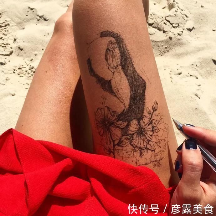 大腿#当她们掀开裙子,露出“惊艳”的大腿时,所有人都看呆了