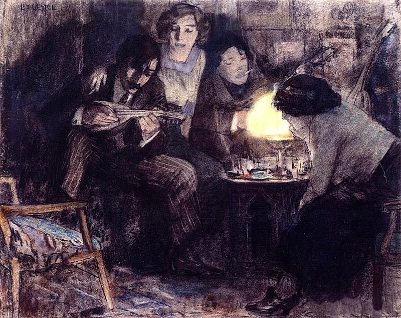 莱奥|荷兰现代主义的著名艺术家莱奥·格斯特尔——人物艺术作品