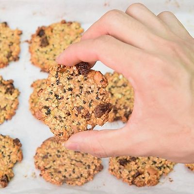 葡萄干|香蕉燕麦饼干