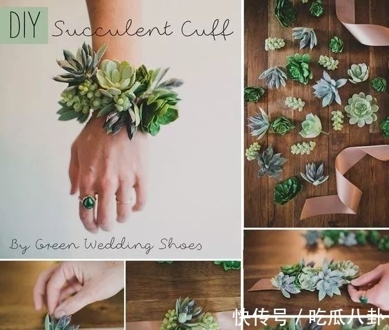 耳环 不是所有首饰都是珠宝的,多肉做成首饰,颜值完全秒杀大牌首饰!