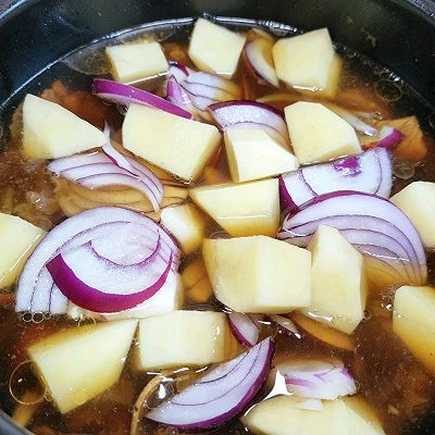 桂花味红烧牛肉土豆