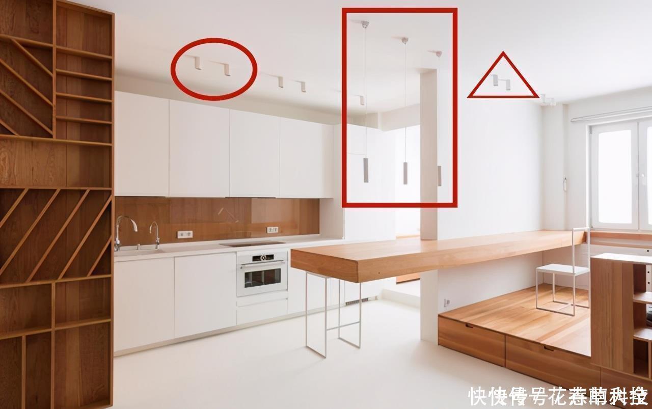 台面|承重墙不能拆，那就直接绕墙体加圈木台面，瞬间多了个餐厅和书房