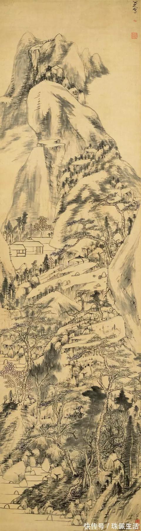 水墨纸本#他是中国画一代宗师,一只鸟就值6000多万