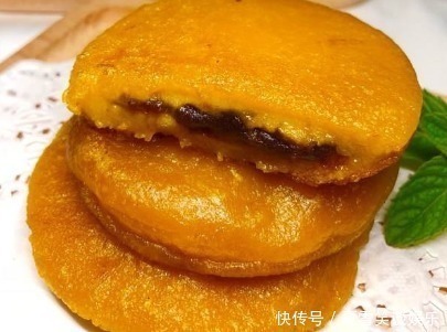 超美味|做南瓜饼时,还在用油炸大厨教你“1招”,低油少糖超美味