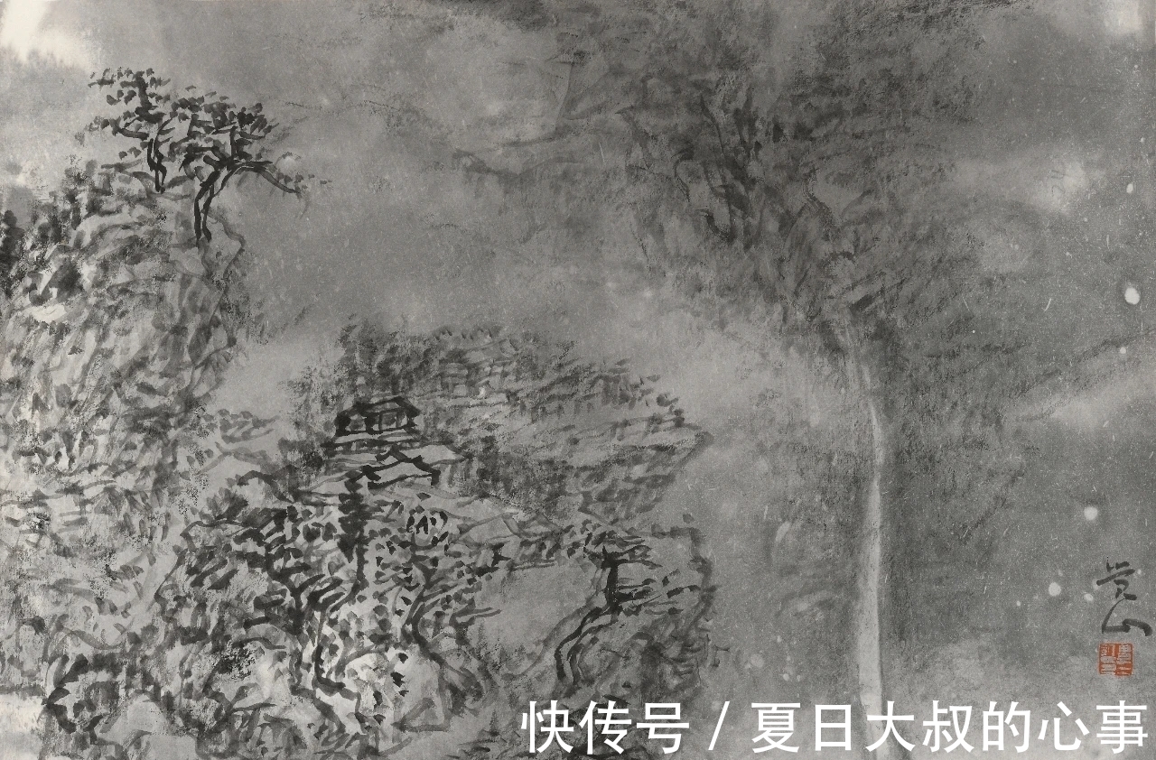 水墨山水画&似古不泥古|曾三凯水墨山水画