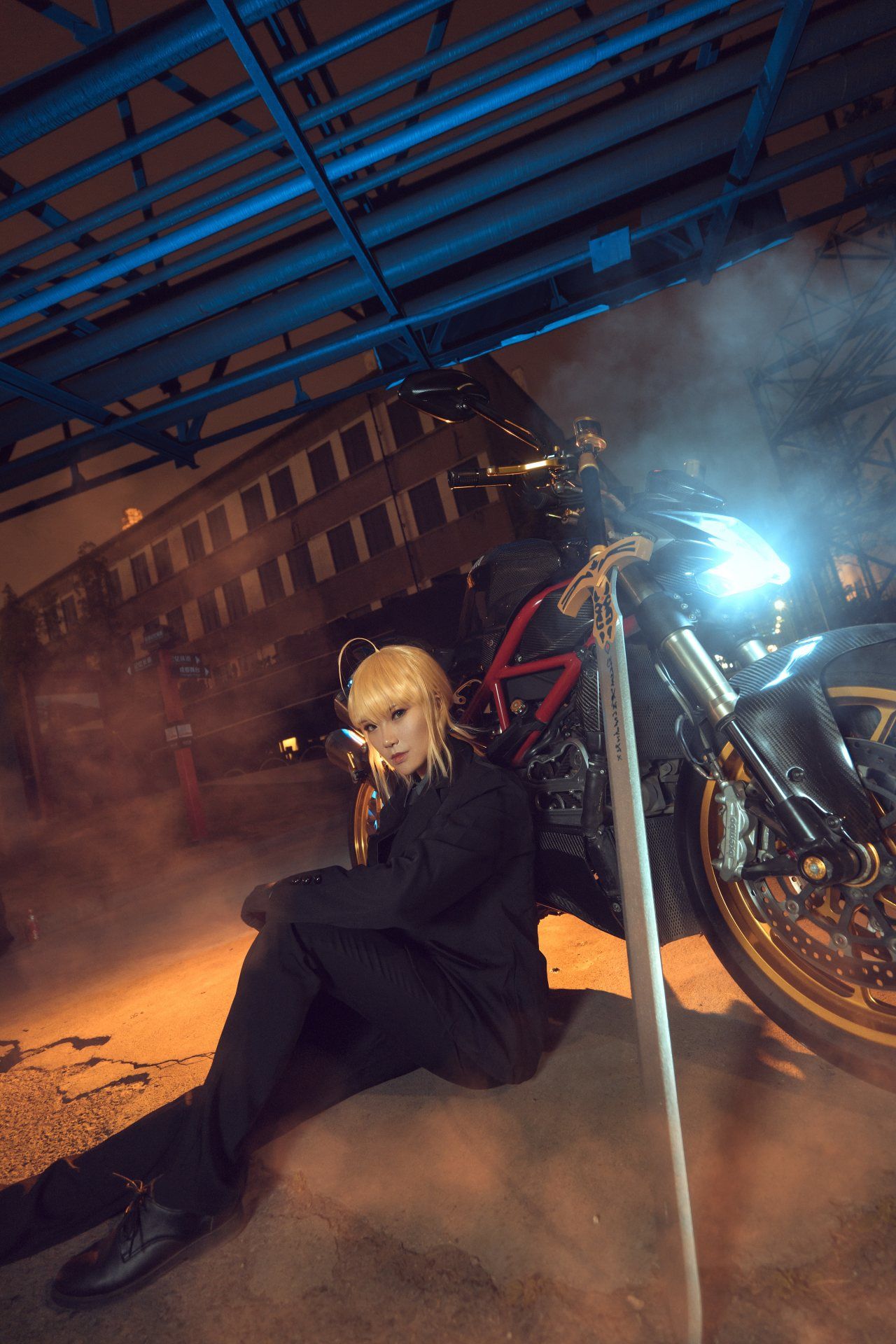 Zero|Fate/Zero——黑西装saber cosplay