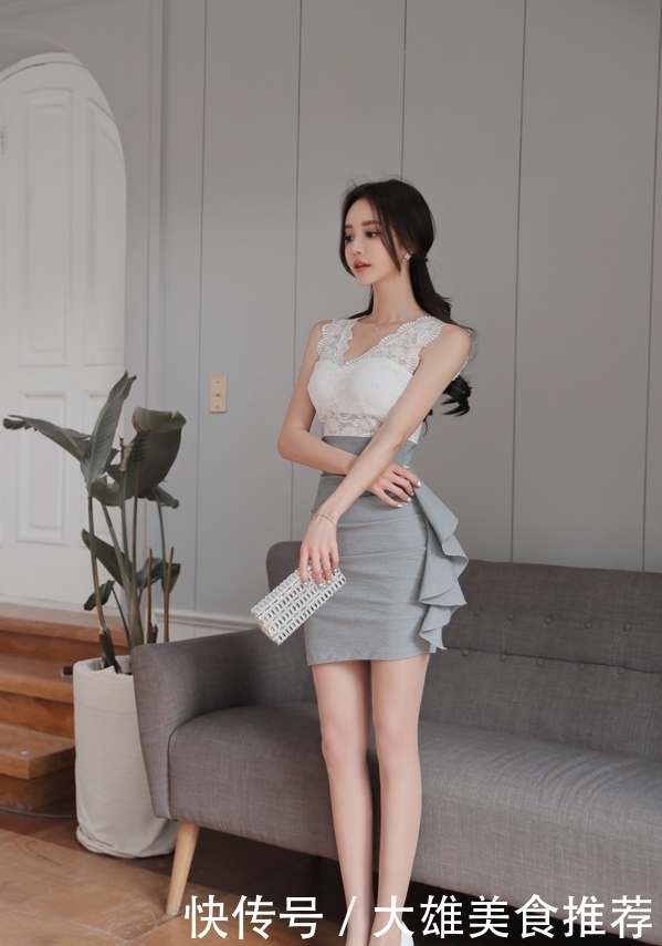 蕾丝蝴蝶辟谷裙,谁家的大美女出来晃,惹得人目不转睛