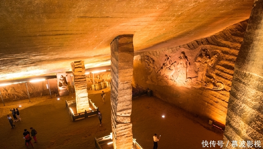 目至于石窟的来历一直以来众说纷纭,有说是陵墓的,有说是之前在此处