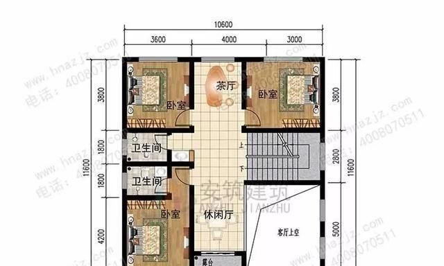 农村别墅|两款10X11三层农村别墅，造价30万左右，越看越喜欢的户型