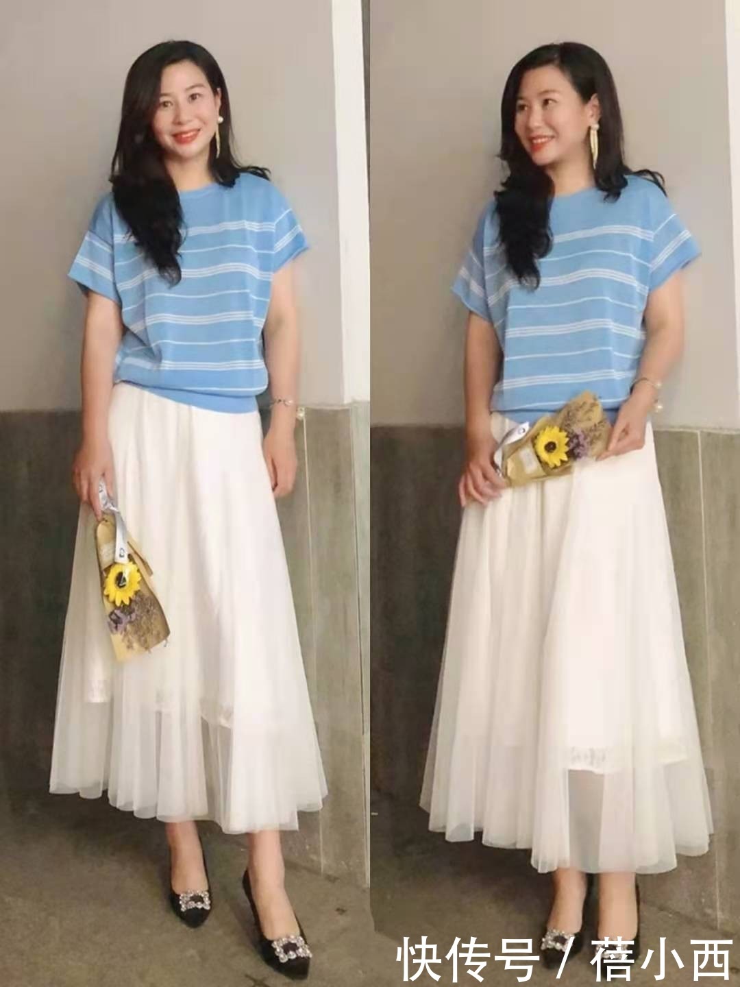 印花|微富态身材女人真有优势,瘦子穿素色衣服很平凡,你却穿出高级感