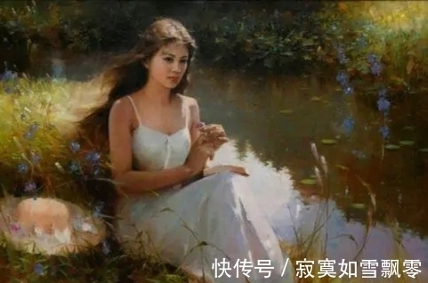 岭南画派#他的画笔，画出了东方女子的绝代风华