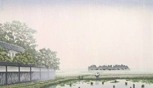 中国唐朝的斑斓山色水月之美