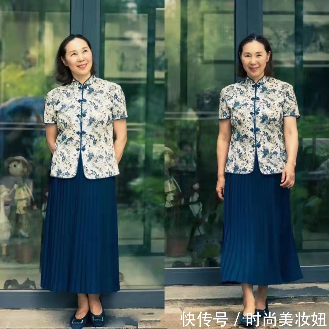 年轻人|65岁比年轻人还时髦,身材微胖相貌平平,却穿得高级优雅