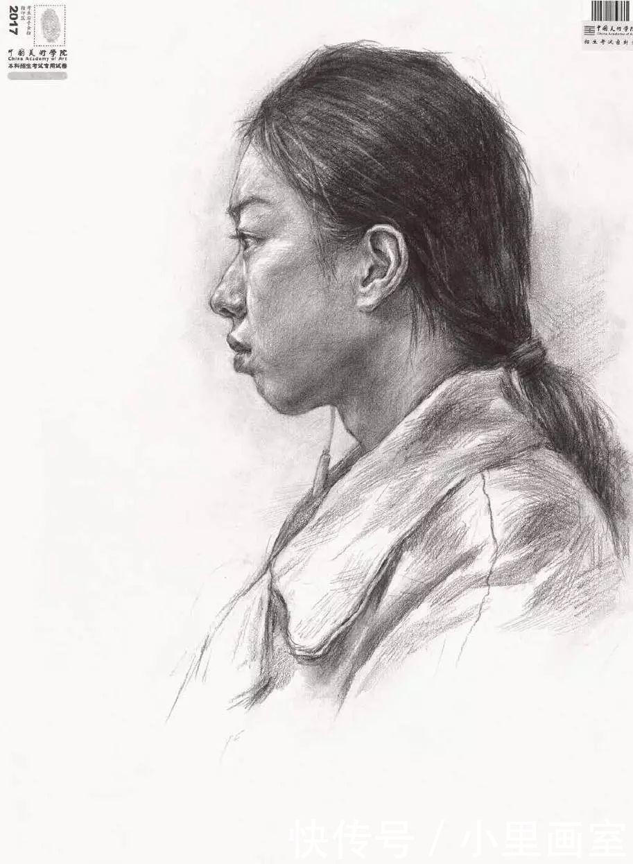 以横构图形|中国美院初试素描考什么?看了你就知道(附近年素描高分卷)