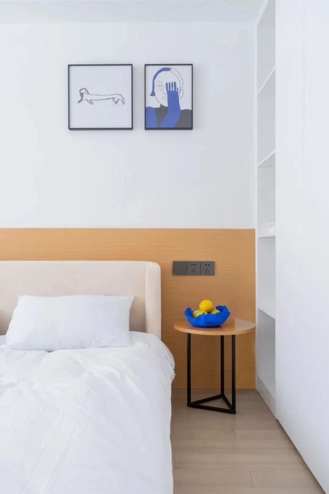 小茶几|93㎡现代两居,客厅无主灯设计清爽简约、舒适干净小家