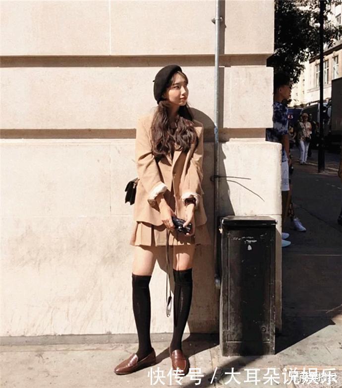 拿下|小个子还在犹豫什么厚底小皮鞋快安排上,增高和时髦全拿下